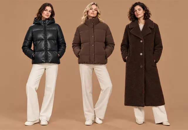 Damen in warmen Jacken und Mantel für Herbst und Winter Damen in warmen Jacken und Mantel für Herbst und Winter