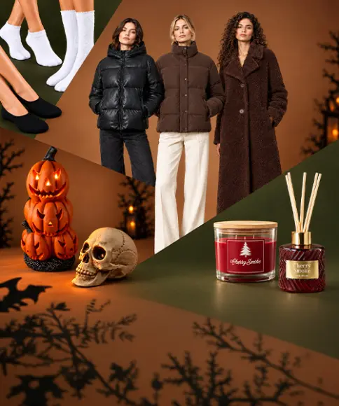 Oktober-Vorteilspreise auf ausgewählte Mode, Deko und Wohnaccessoires